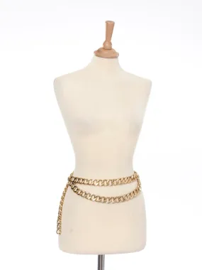 1980s Gianfranco Ferré gold chain belt