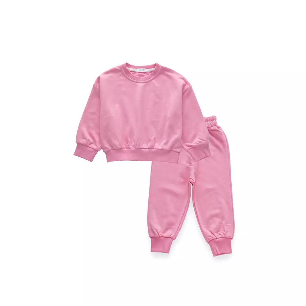 2 Pieces Set Baby Kid Girls Boys Solid Color Hoodies Sweatshirts And Pants Wholesale 23090670