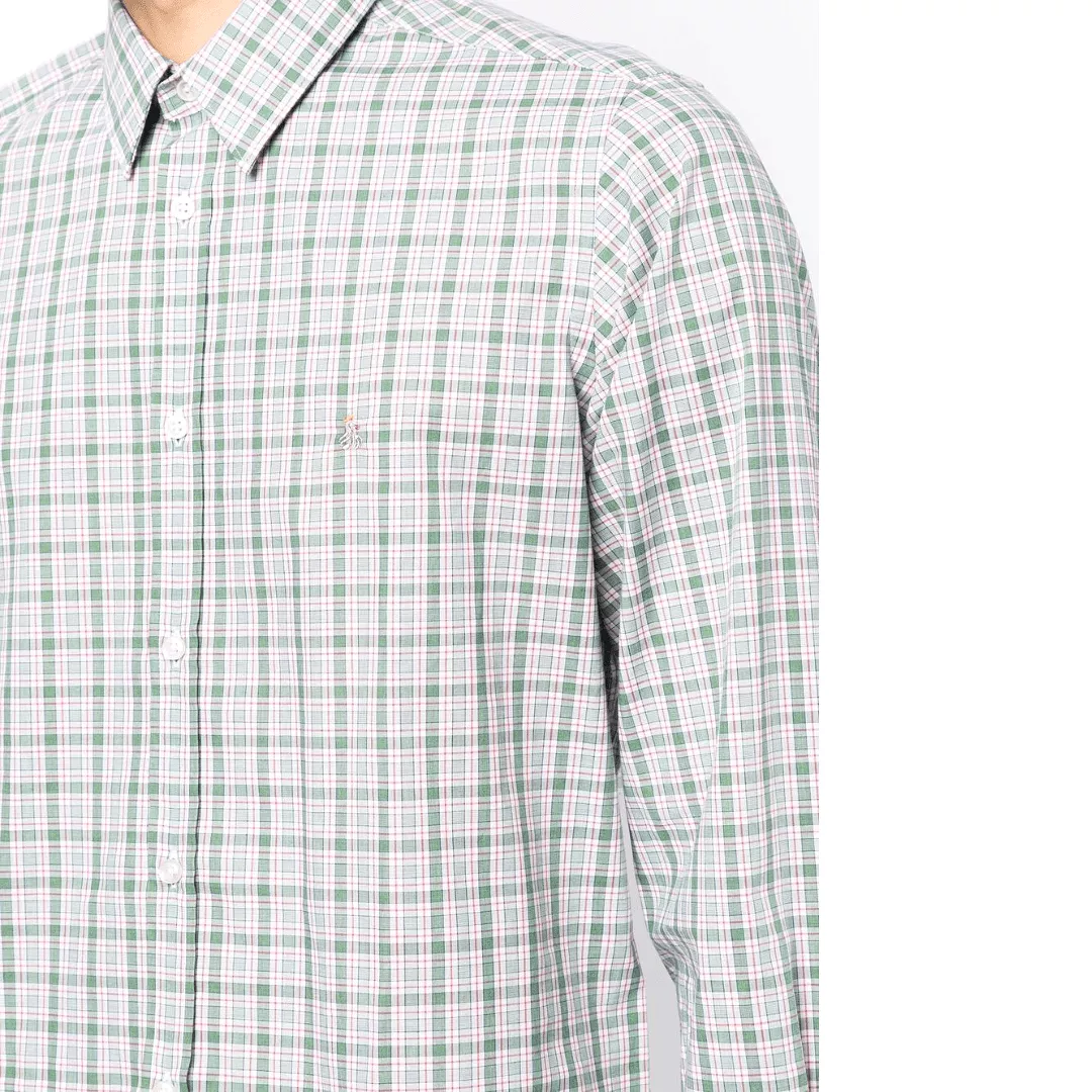 5414 CHECK SHIRT GREY/GREEN/RED