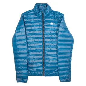 ADIDAS Down Insulated Womens Puffer Jacket Blue S