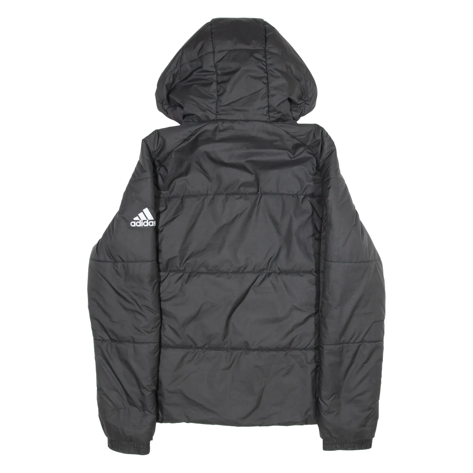 ADIDAS Insulated Womens Puffer Jacket Black Hooded M