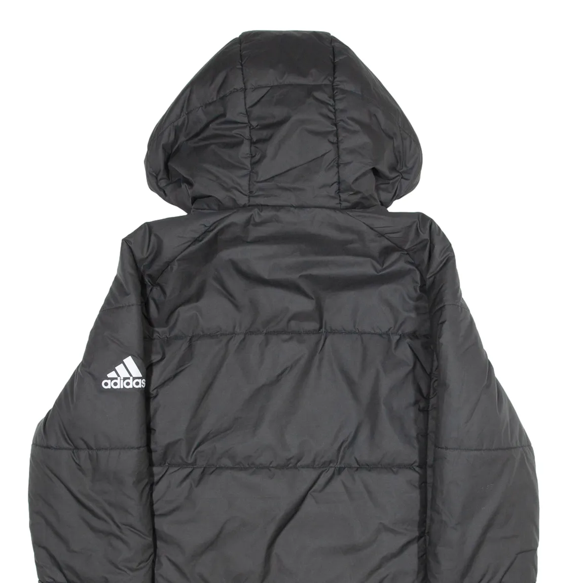 ADIDAS Insulated Womens Puffer Jacket Black Hooded M