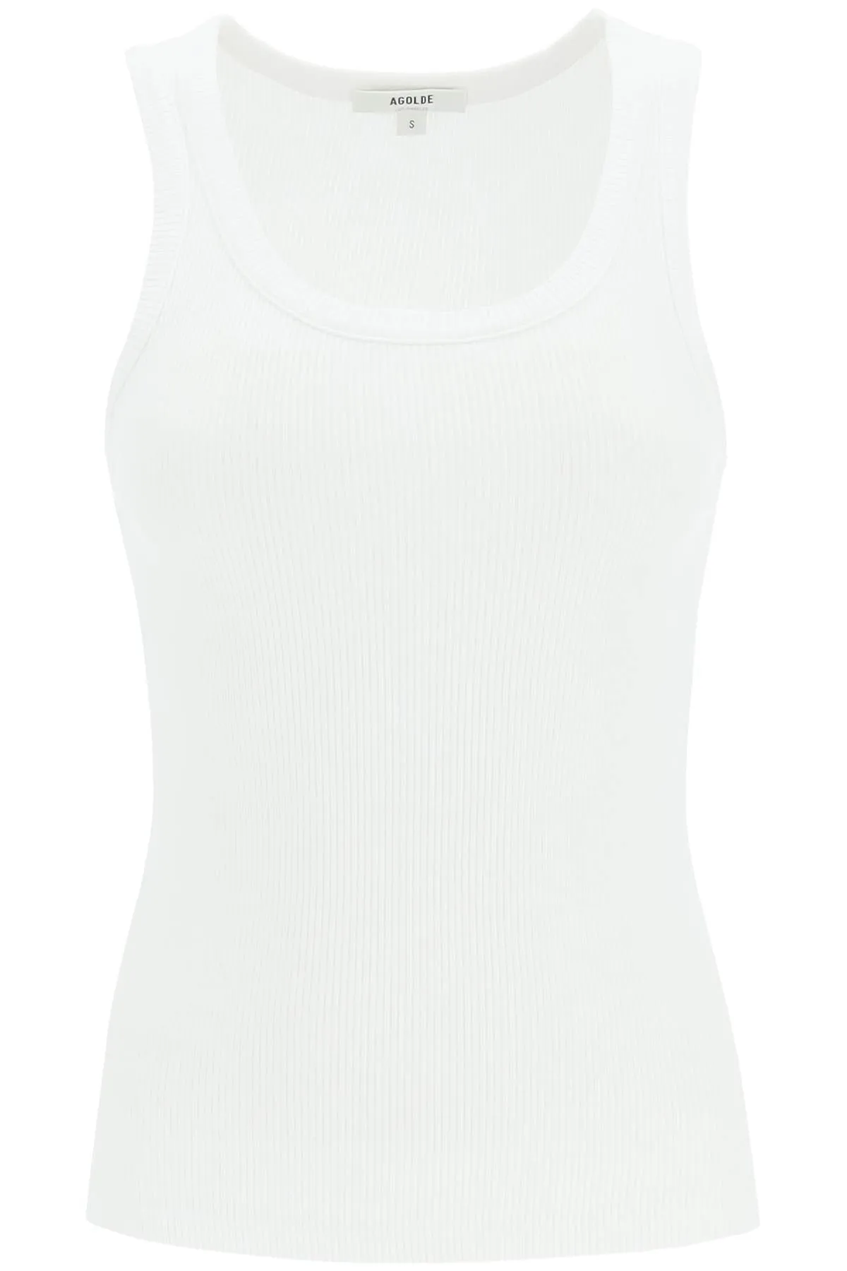 Agolde Basic Tank Top   White