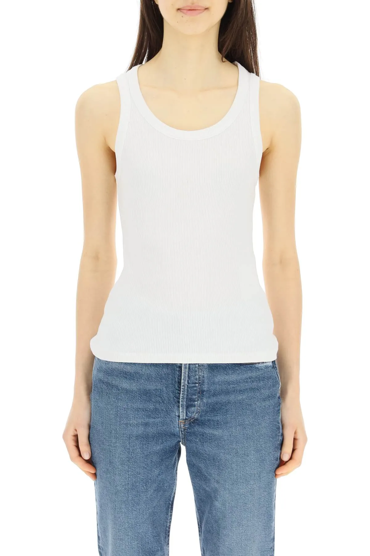 Agolde Basic Tank Top   White