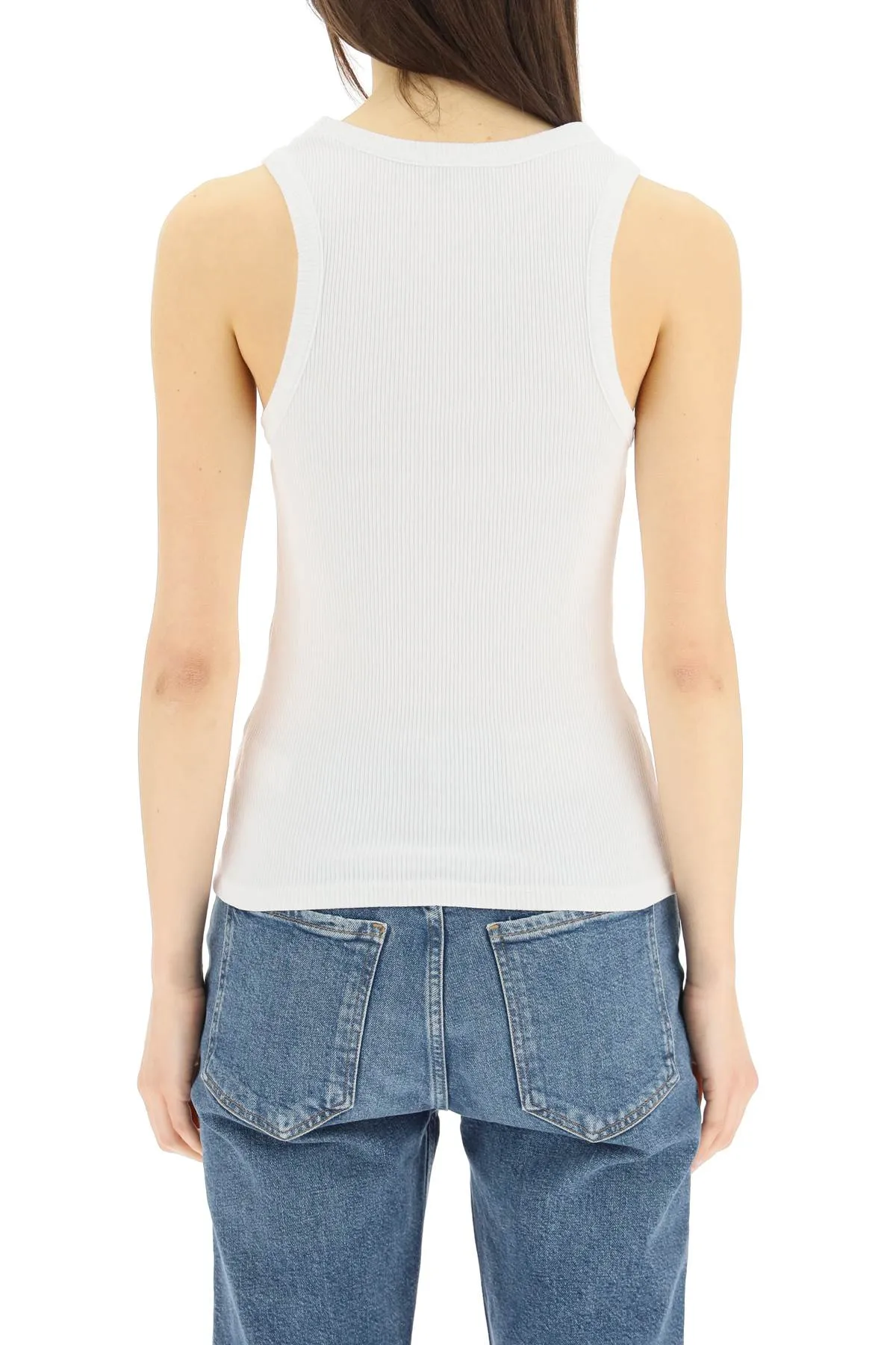 Agolde Basic Tank Top   White