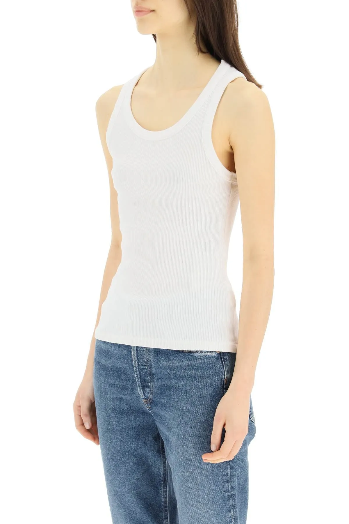 Agolde Basic Tank Top   White