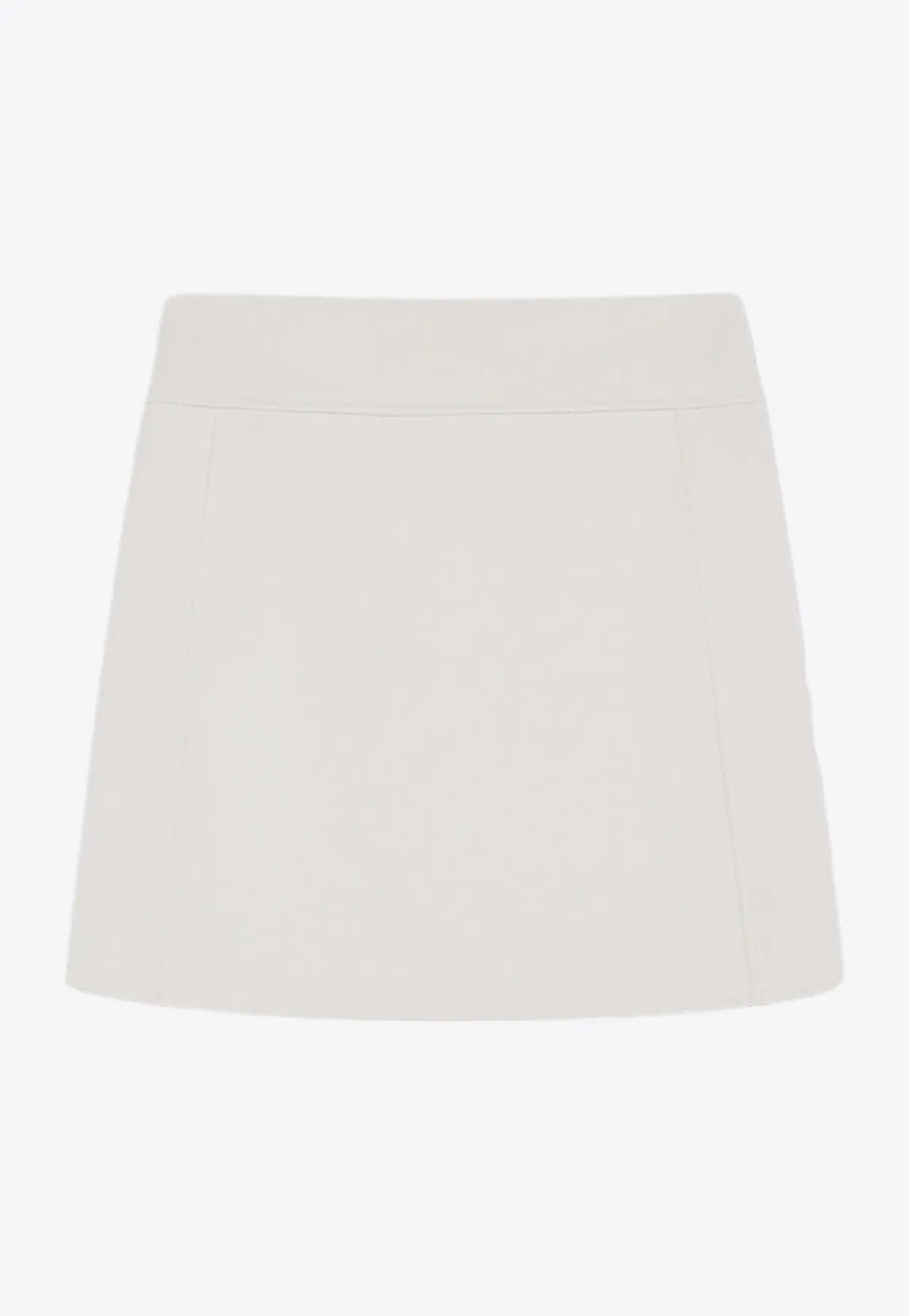 Ali A-line Wool Mini Skirt