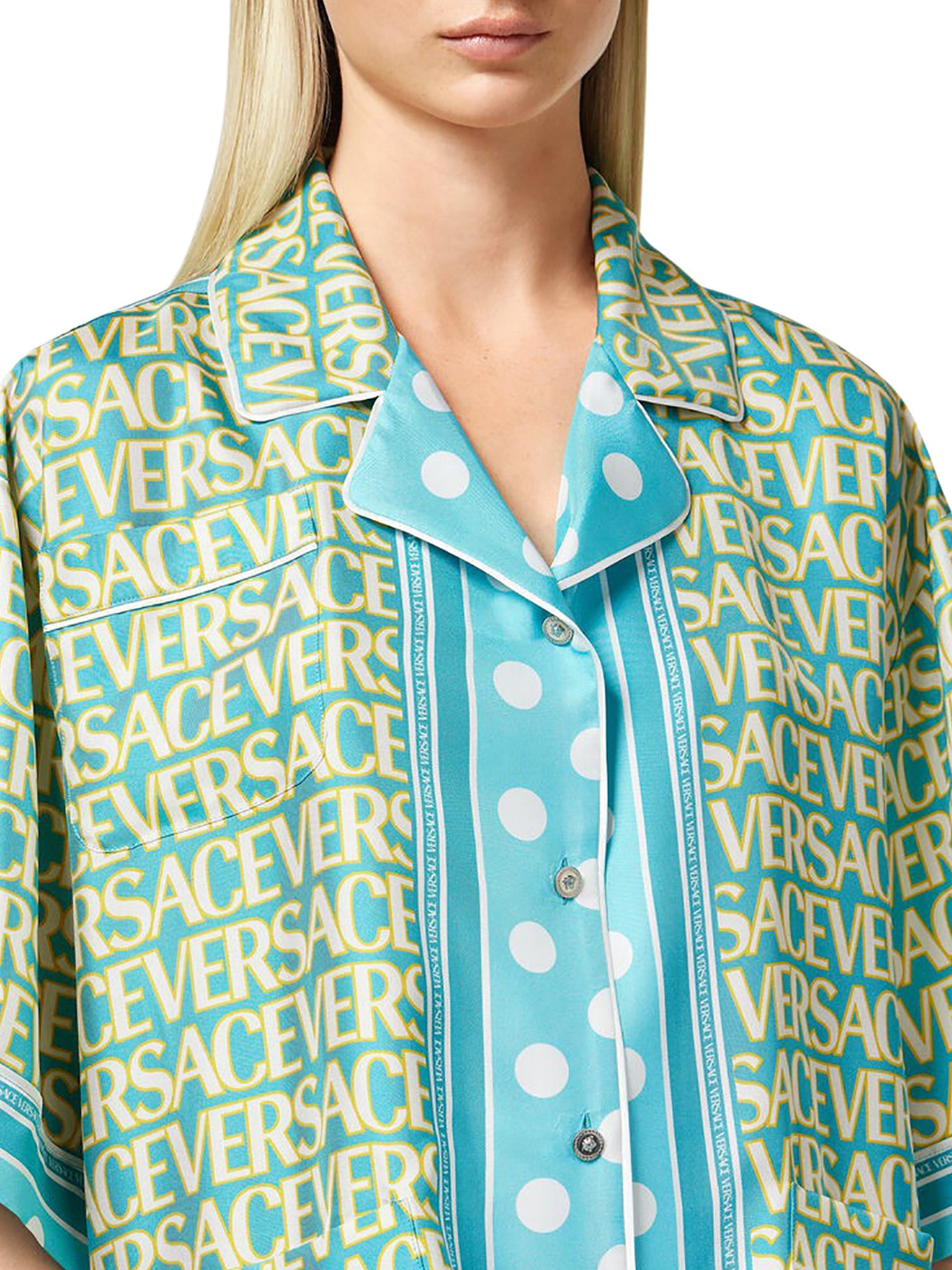 ALLOVER VERSACE SILK SHIRT