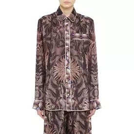 ALOE SHIRT BROWN MULTI