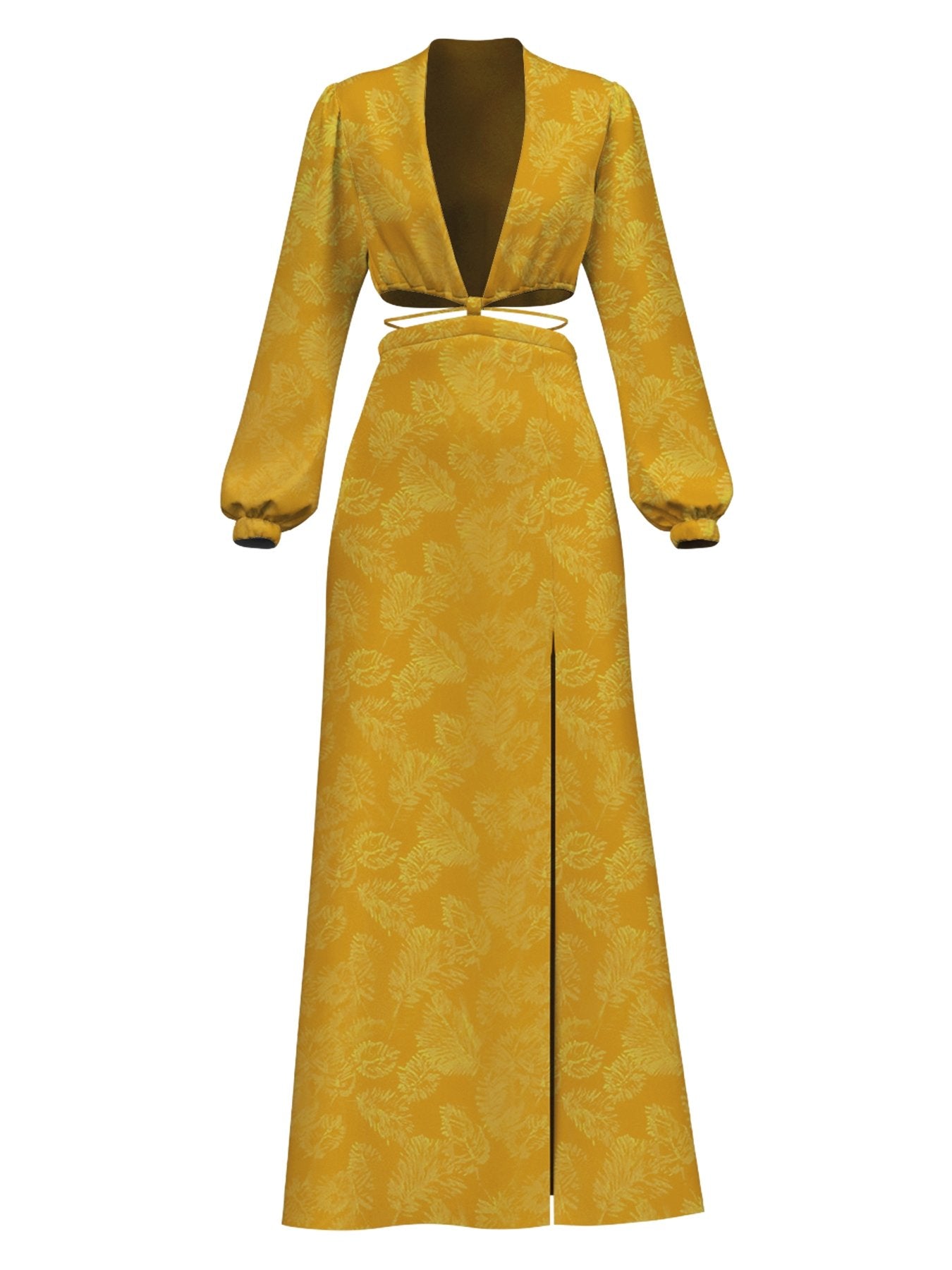 Amal Dress - Zeen Mustard