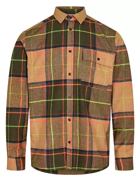 ANERKJENDT Akleif Check Shirt - Forest Night