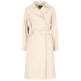 A.P.C Women's Cream Irene Trench Coat