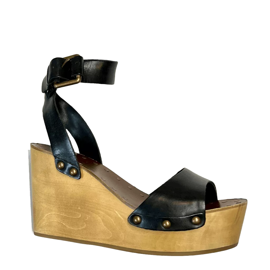 ASH Women's •Vivian• Wood Platform  Sandal