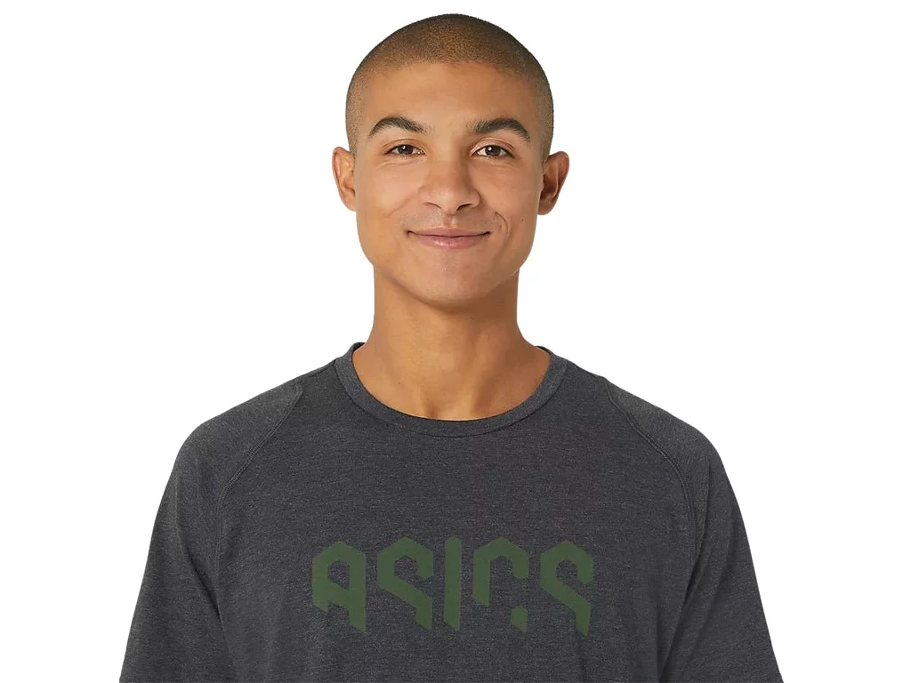 ASICS MEN'S GRAPHIC BLACK TEE