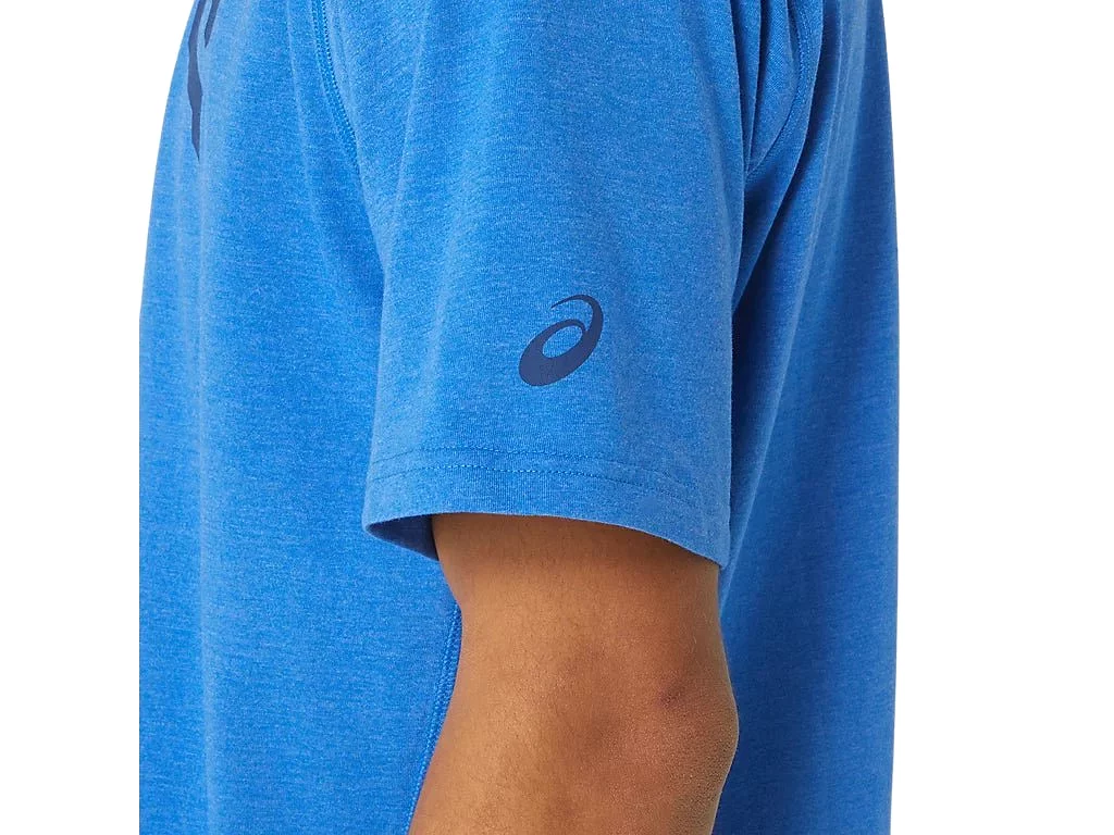 ASICS MEN'S GRAPHIC BLUE TEE