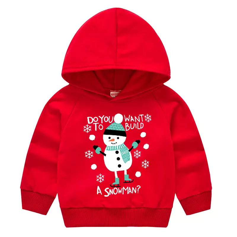 Baby Kid Girls Boys Letters Cartoon Print Christmas Hoodies Sweatshirts Wholesale 23112802