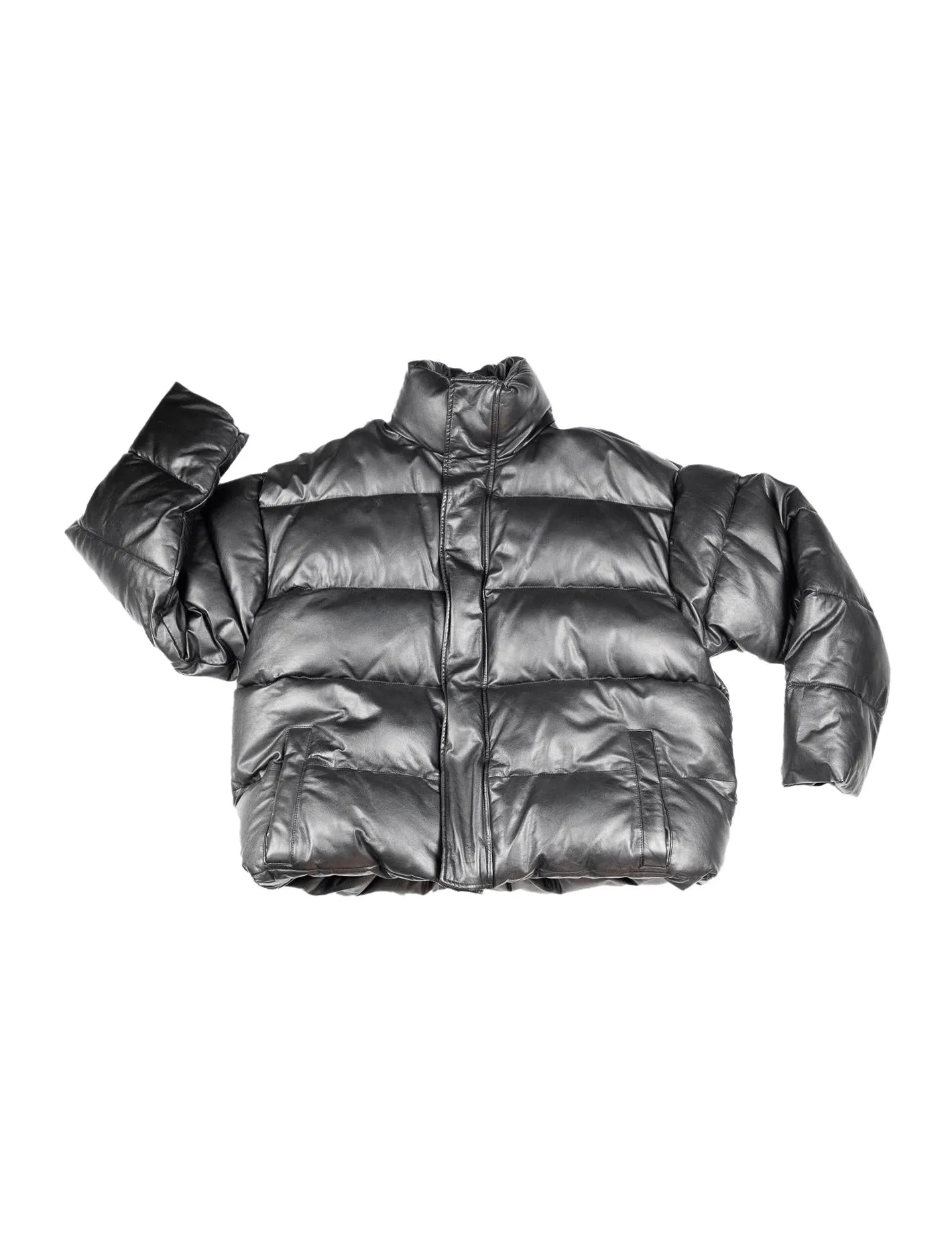 Balenciaga Mens BB Puffer in Black