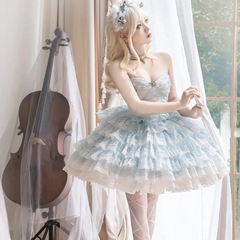 Ballet Lace Star Lolita Dress