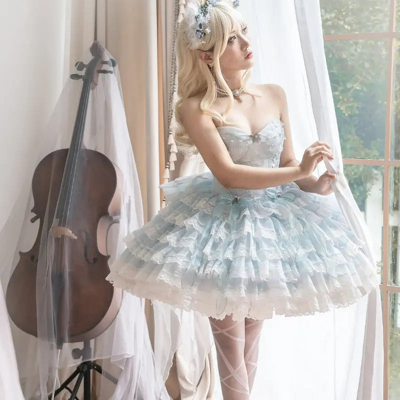 Ballet Lace Star Lolita Dress