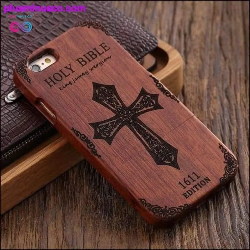 Bamboo Hard Wood Carved Apple iPhone Cases For iPhone