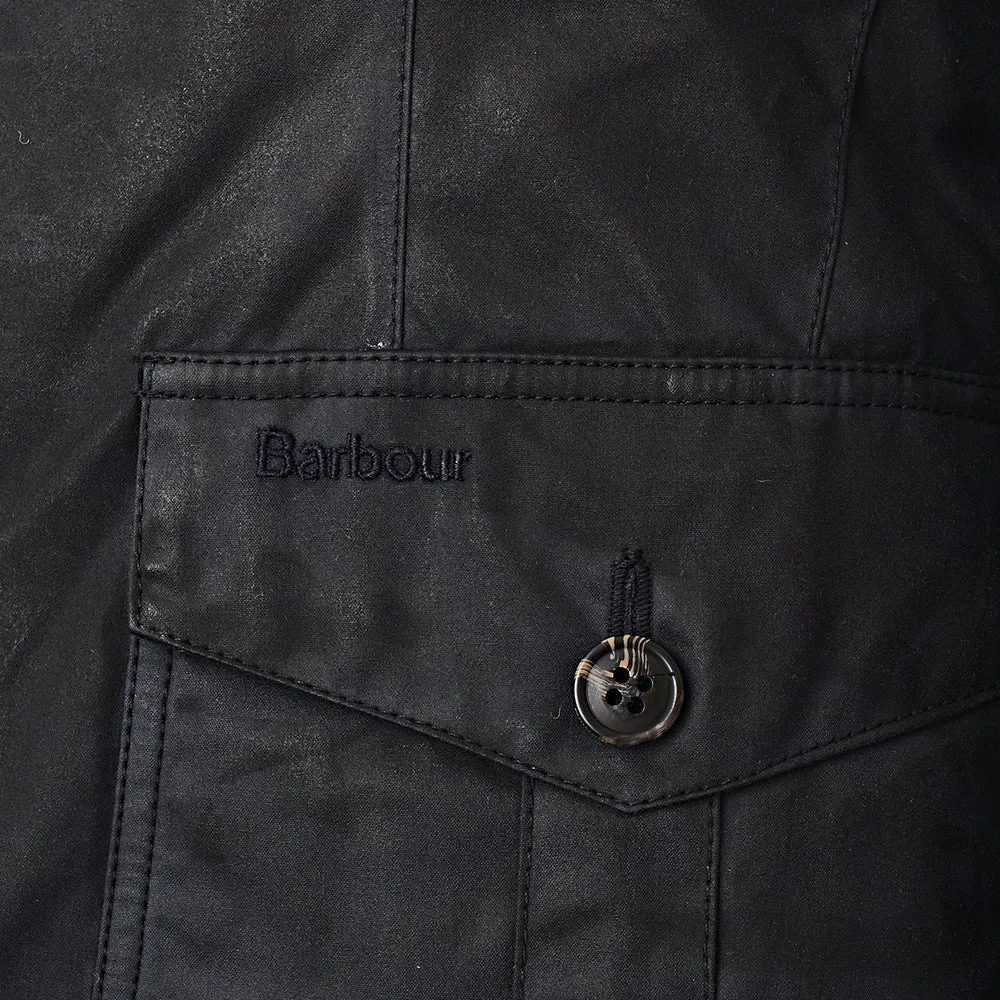 Barbour International Mens Navy Winter Lutz Coat