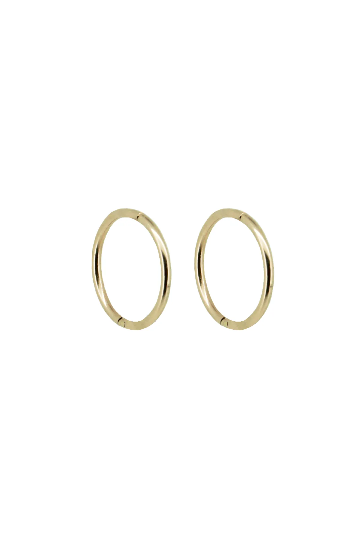 Basic Hoops Solid Gold