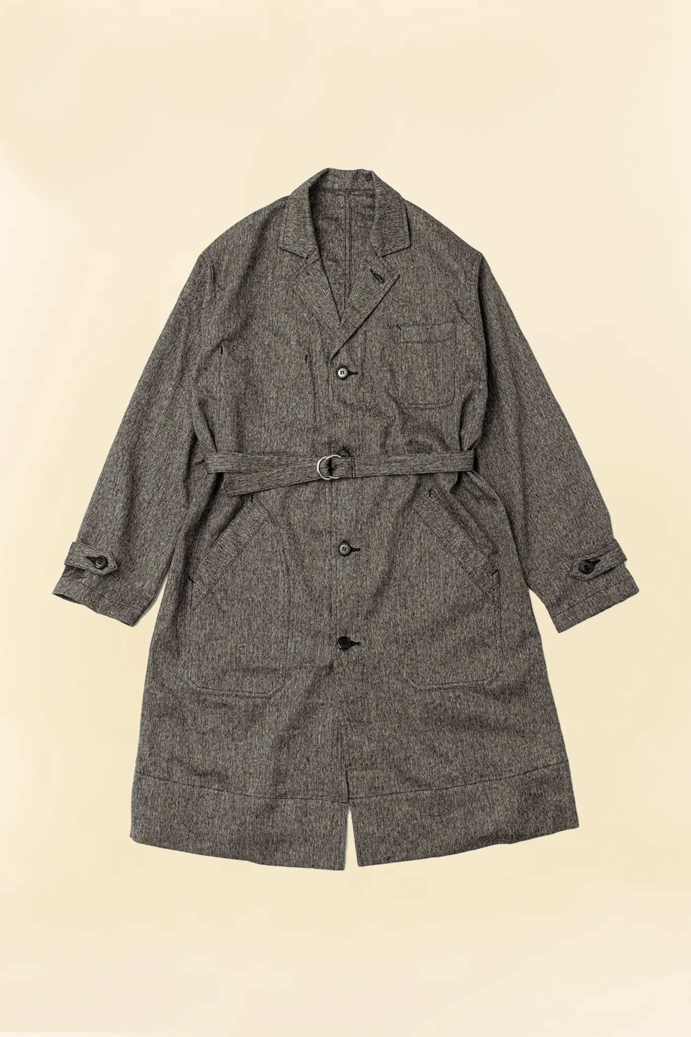 Belafonte Ragtime Cotton / Linen G-Coat - Smoky Salt 'N' Pepper