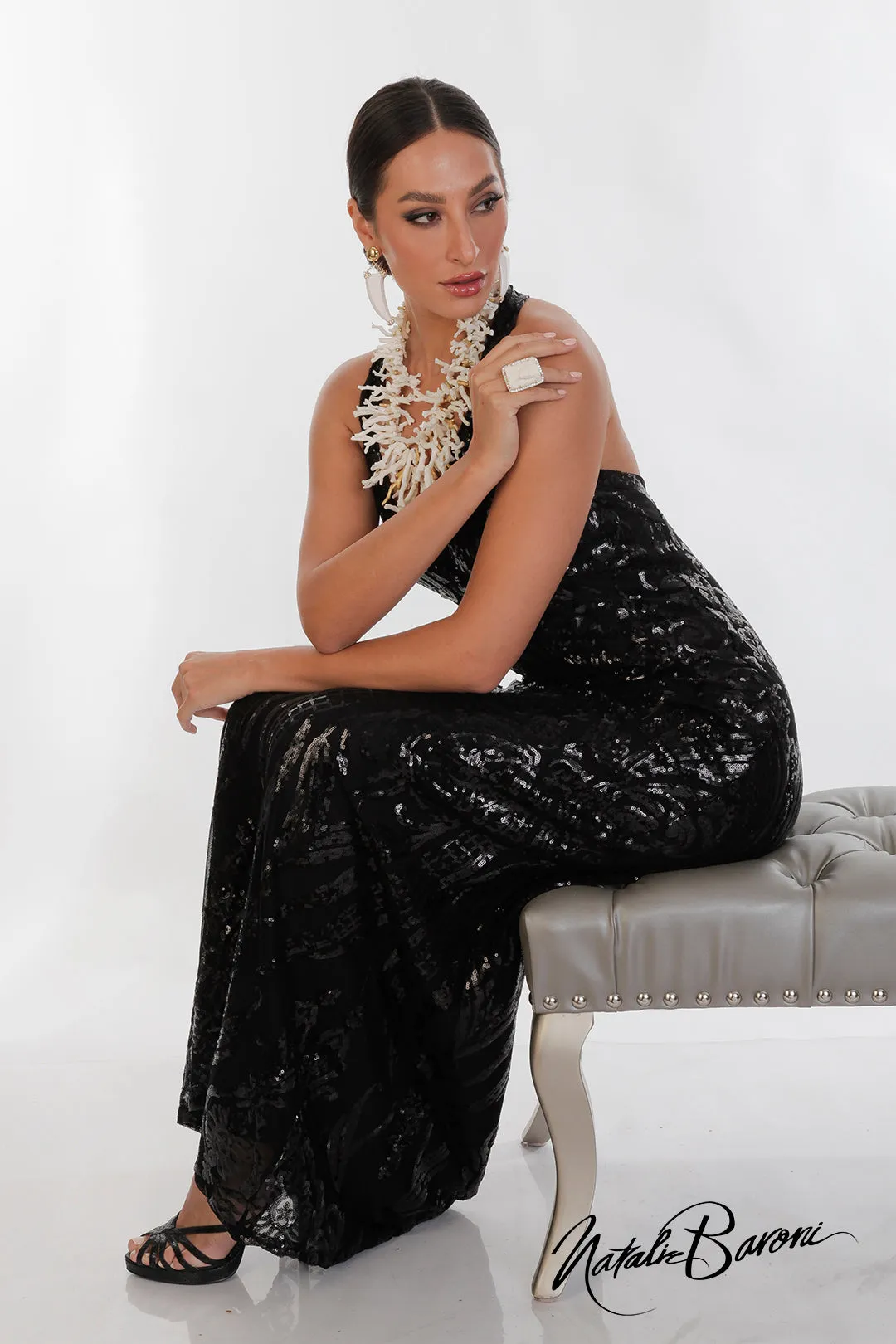 Black Evening Gown - La Scala