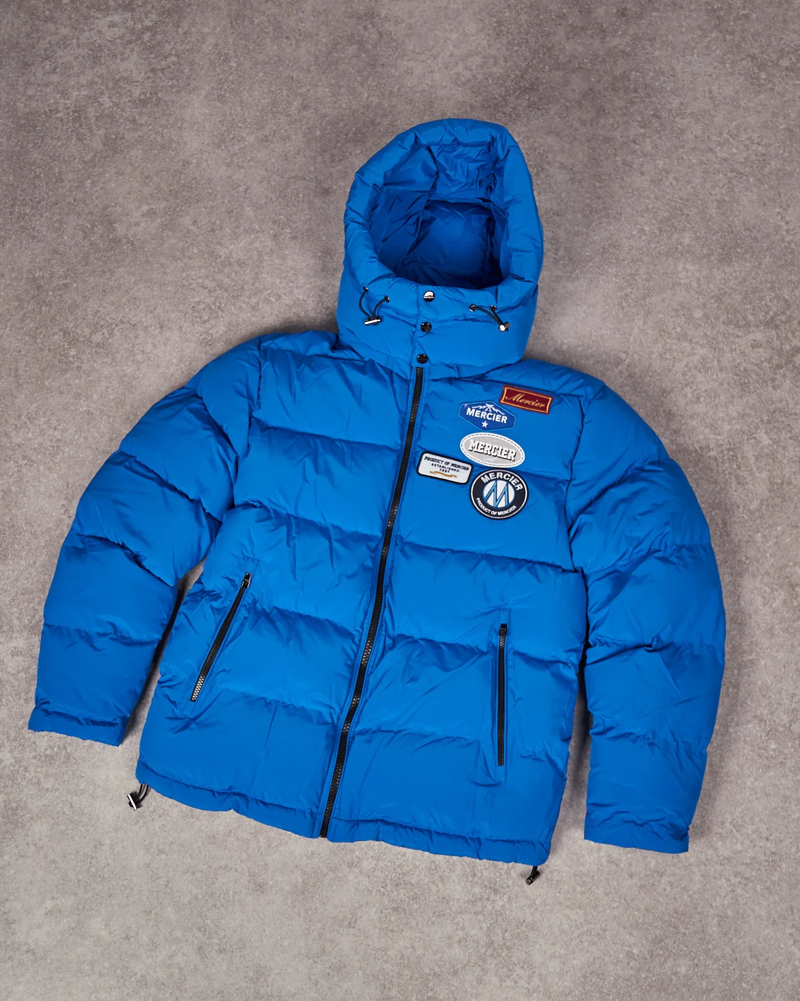 Blue OG Badge Puffer Jacket