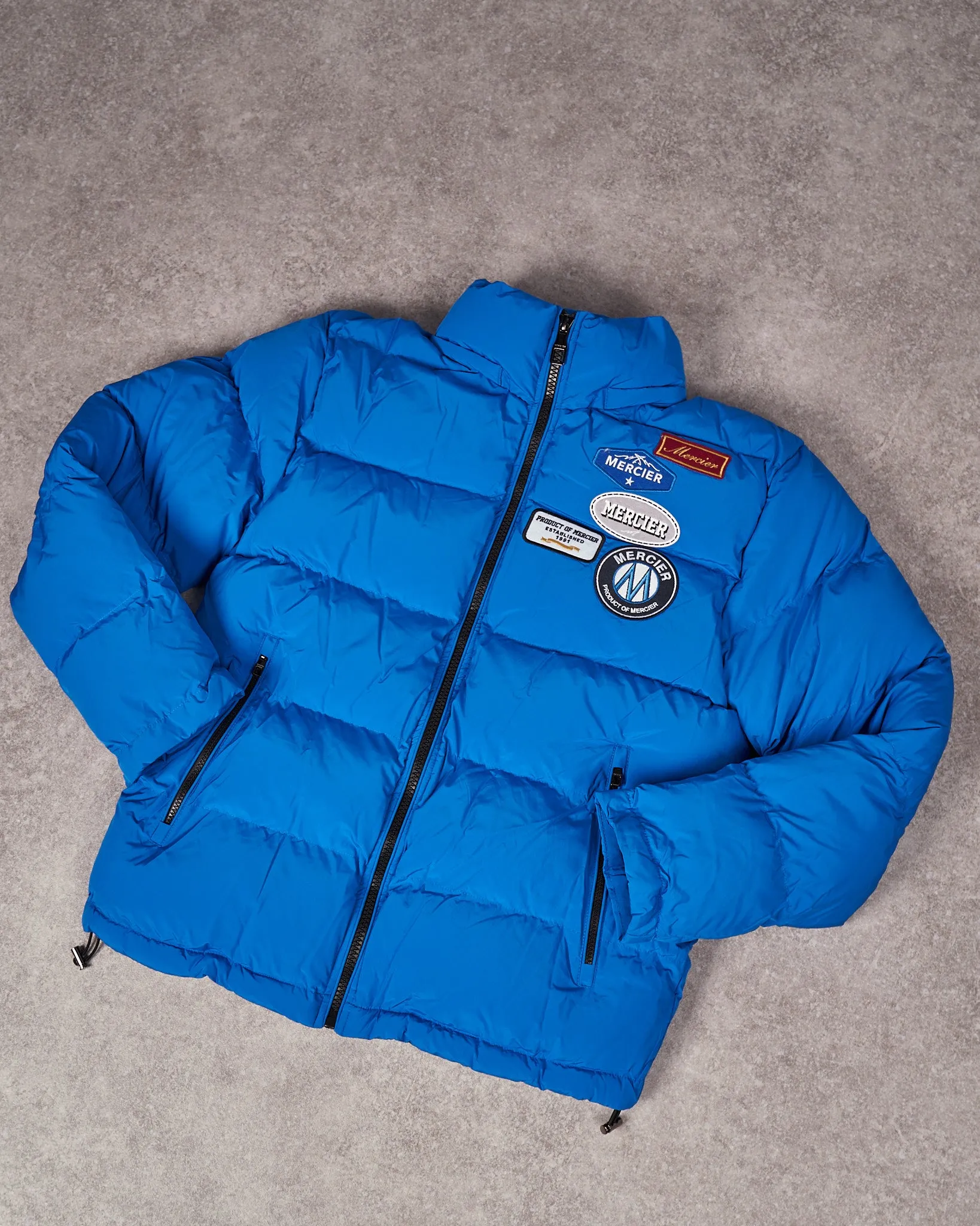 Blue OG Badge Puffer Jacket