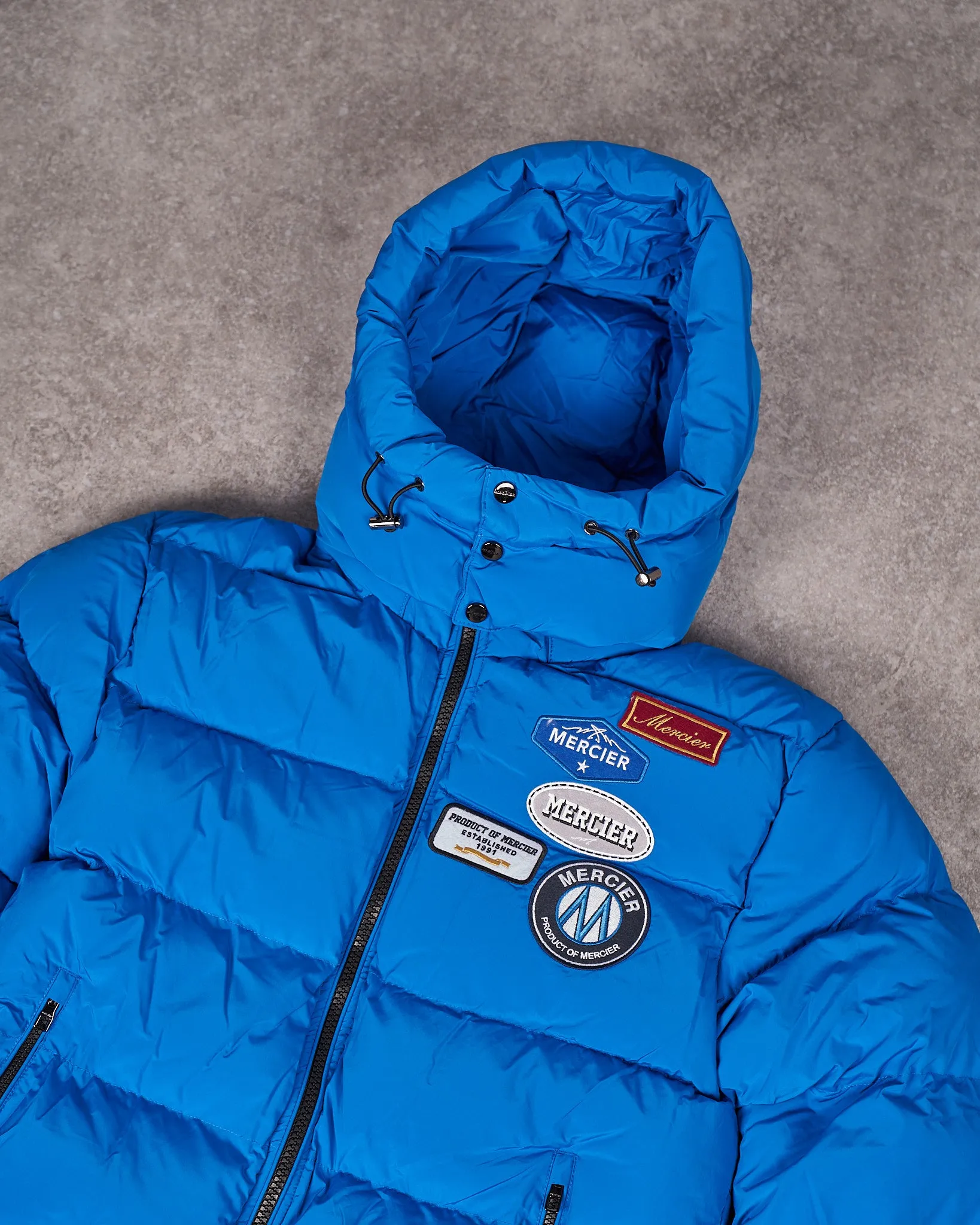 Blue OG Badge Puffer Jacket