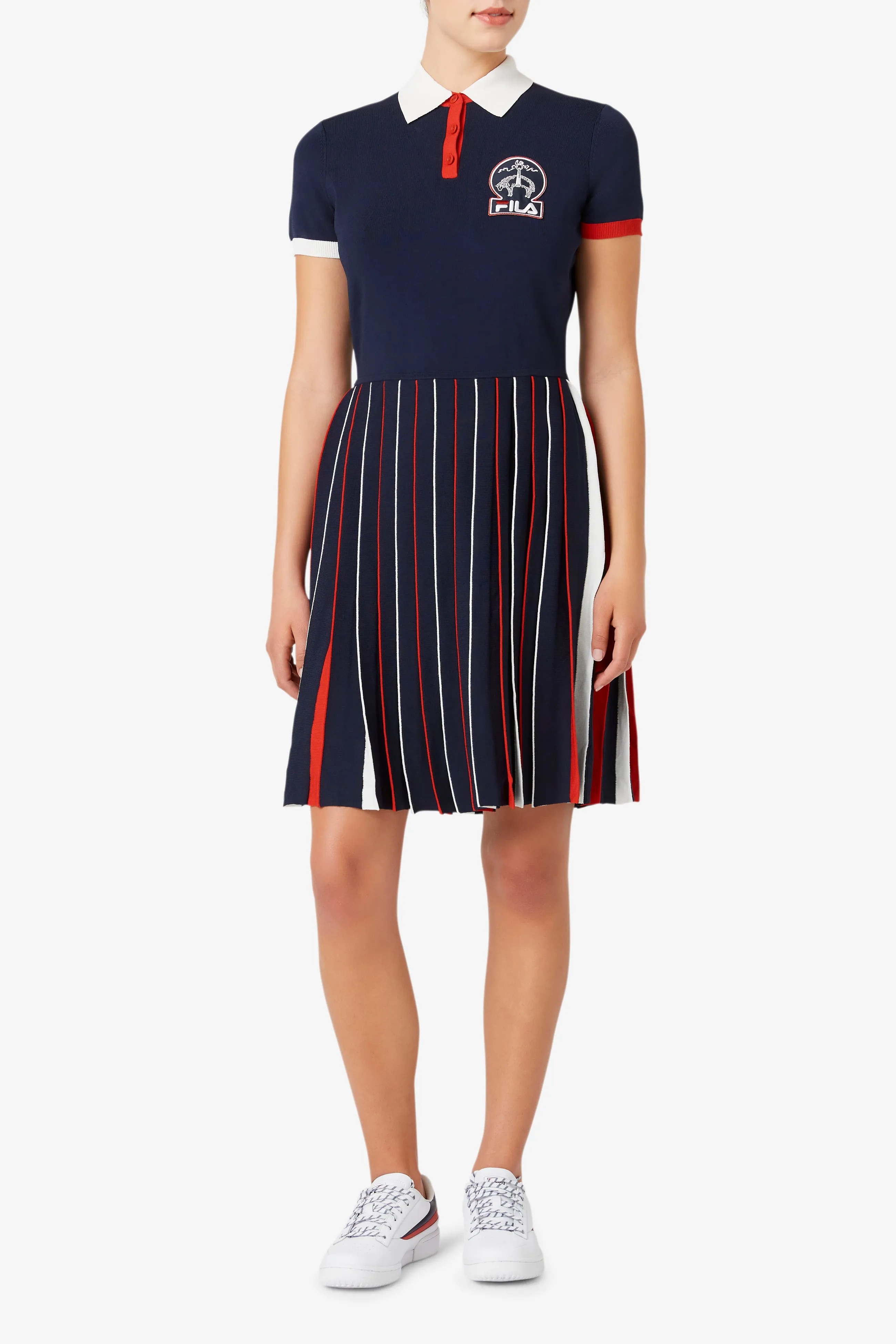 Brooks Brothers X FILA Rally Sweater dress