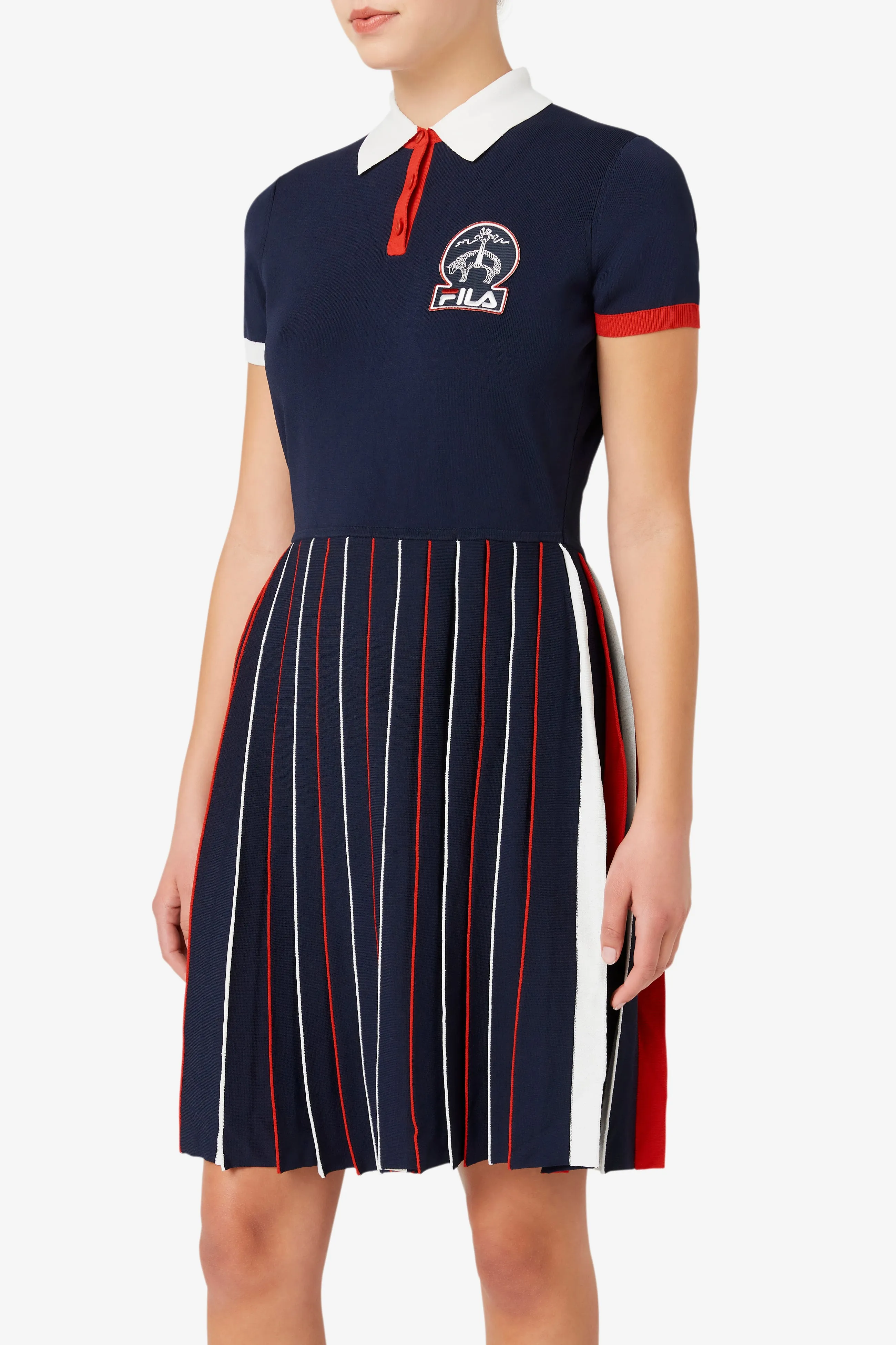 Brooks Brothers X FILA Rally Sweater dress