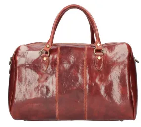 Brown vienna travel bag