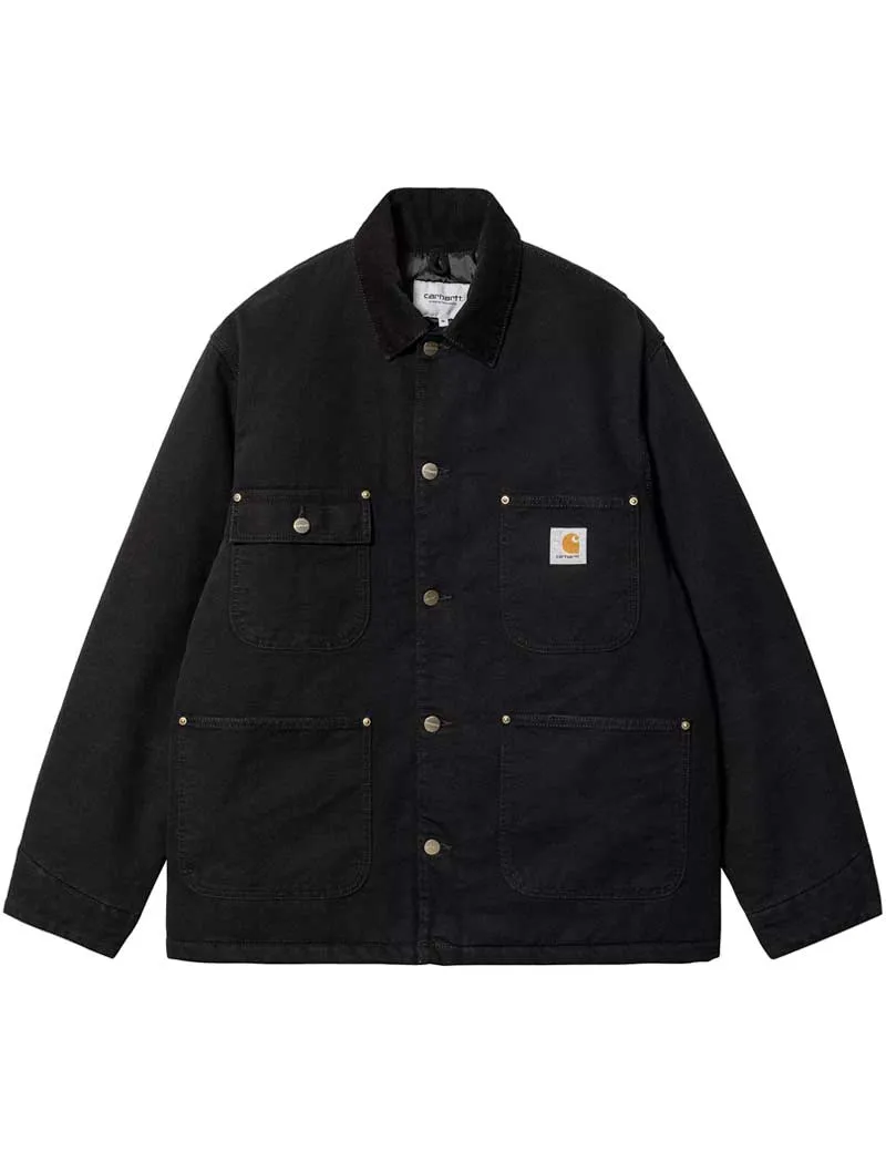 Carhartt WIP OG Chore Coat Black Aged Canvas