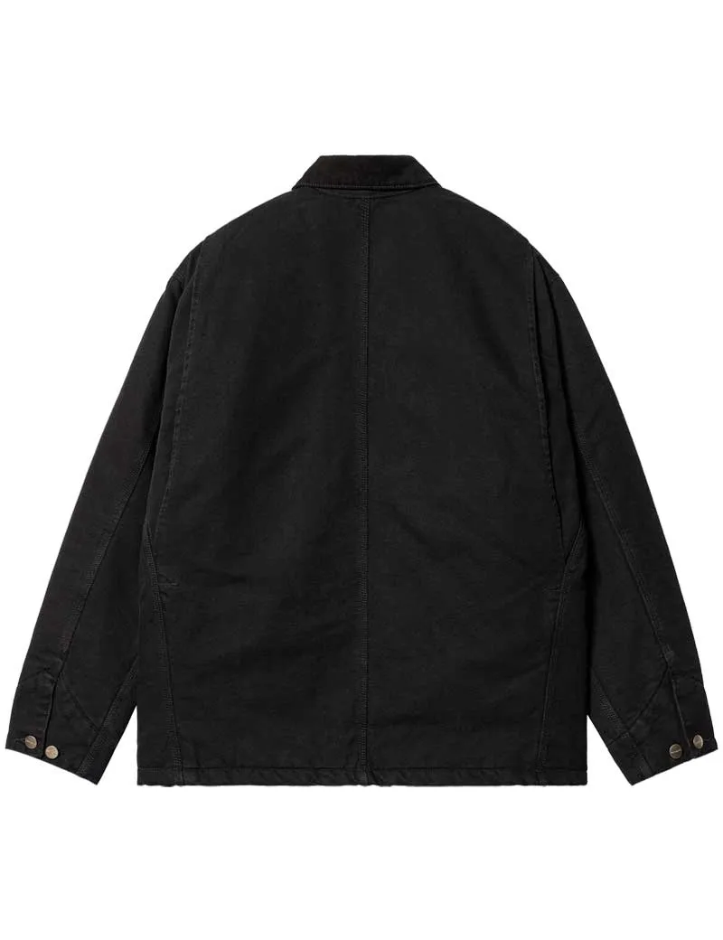 Carhartt WIP OG Chore Coat Black Aged Canvas