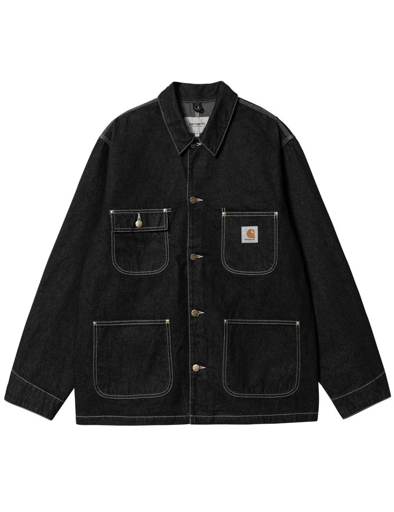 Carhartt Wip Og Chore Coat Black One Wash