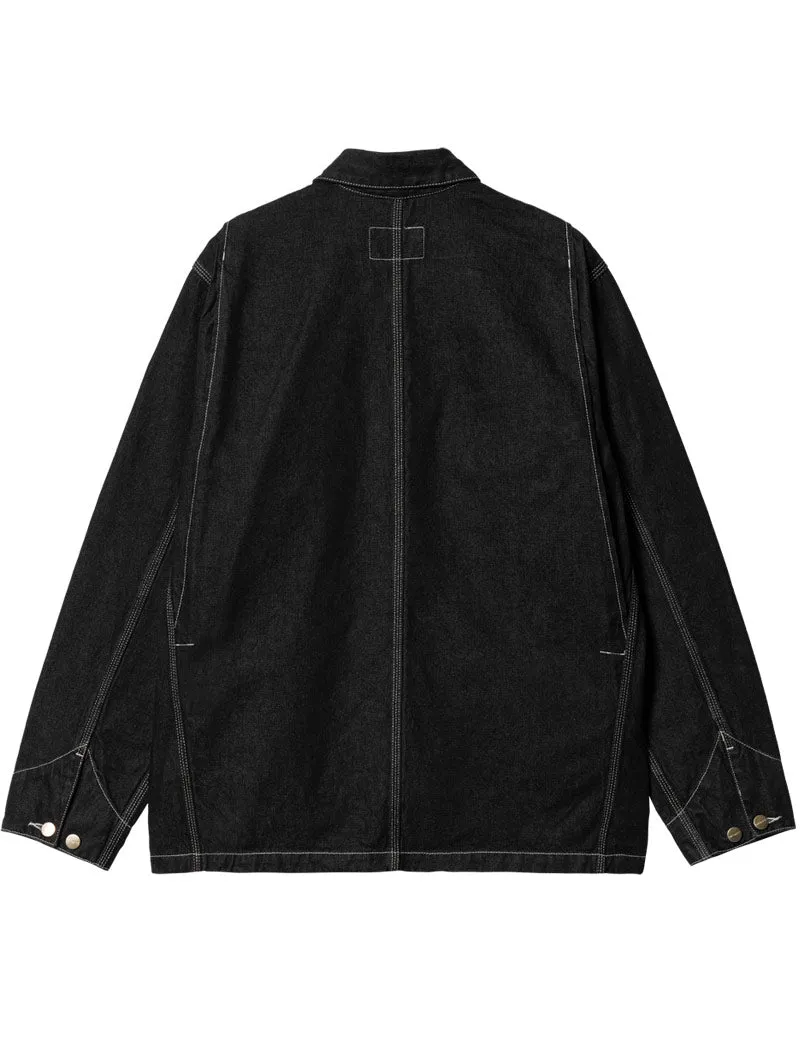 Carhartt Wip Og Chore Coat Black One Wash