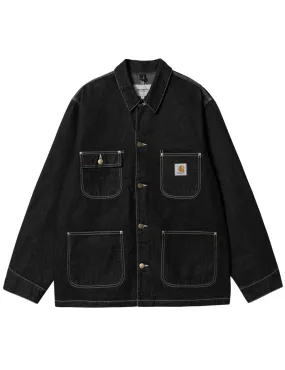 Carhartt Wip Og Chore Coat Black One Wash