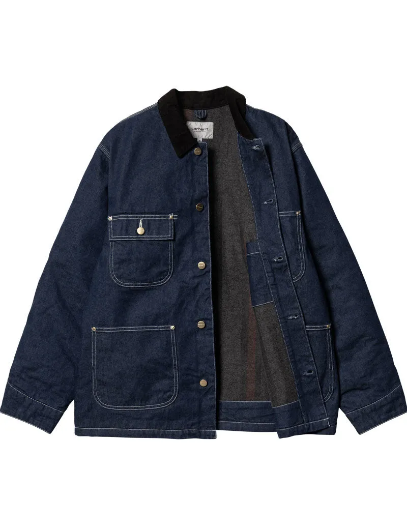 Carhartt Wip Og Chore Coat Blue Black One Wash