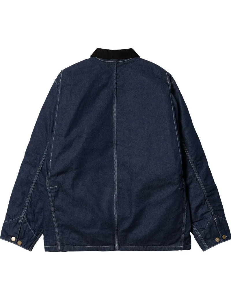 Carhartt Wip Og Chore Coat Blue Black One Wash