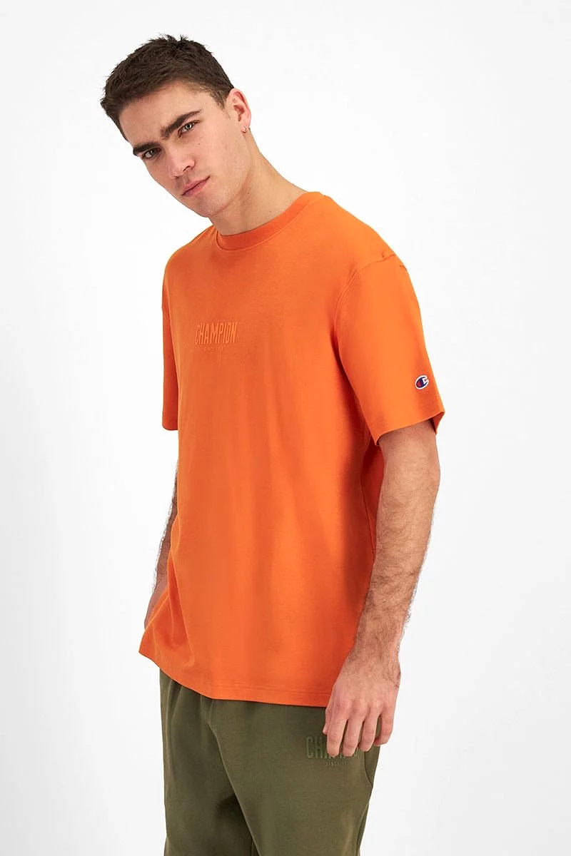 CHAMPION MEN'S ROCHESTER ORANGE TEE