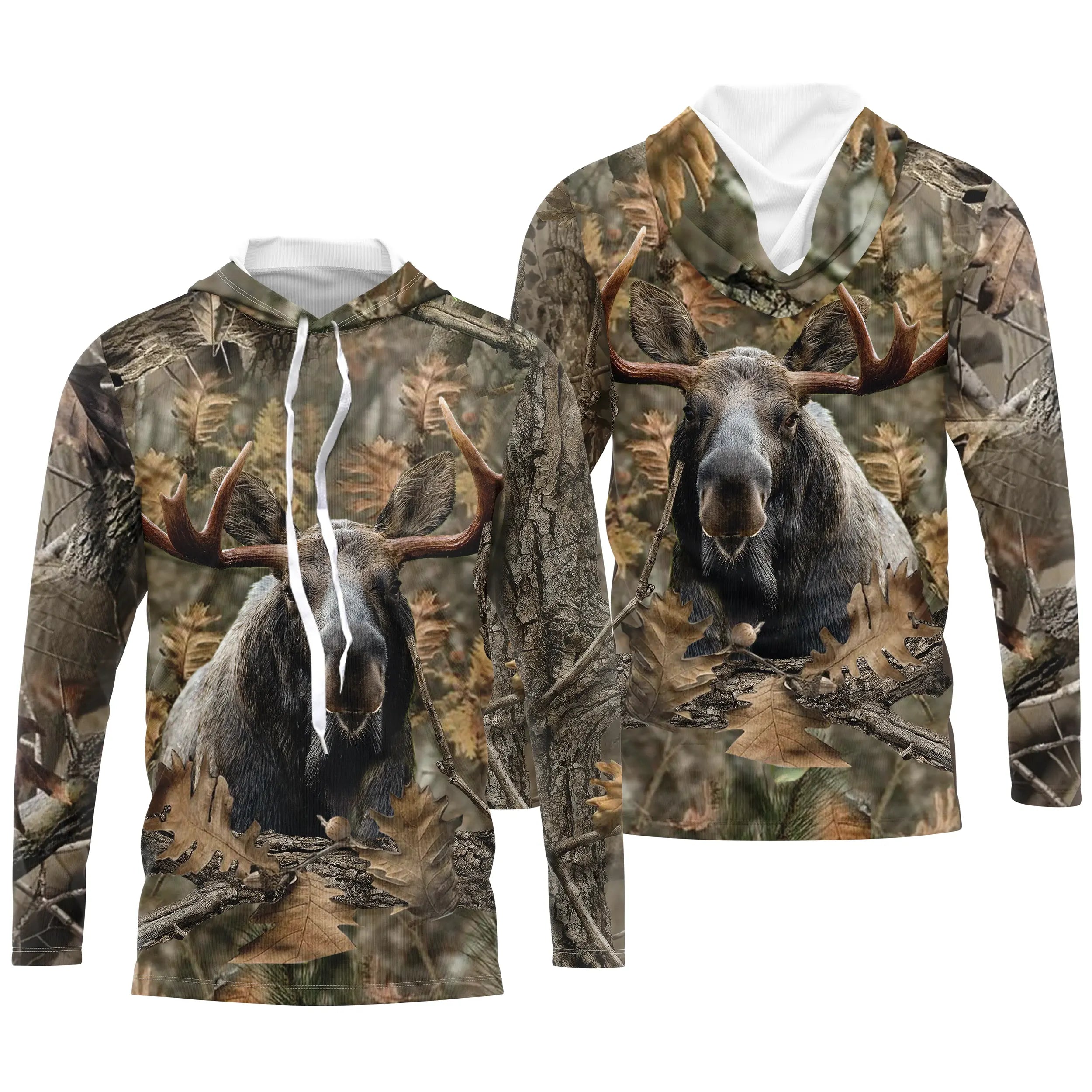 Chasse à l'lan, T shirt Chasseur, Camouflage, Vêtements de Chasse - CTS24052227