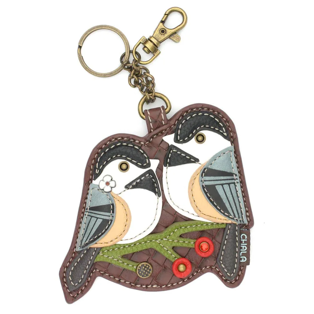 Chickadee Coin Purse and Key Chain