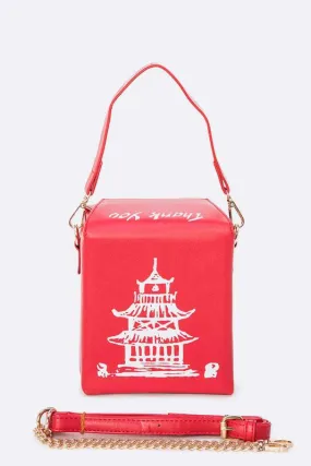 Chinese Take Out Box Fashion Clutch-