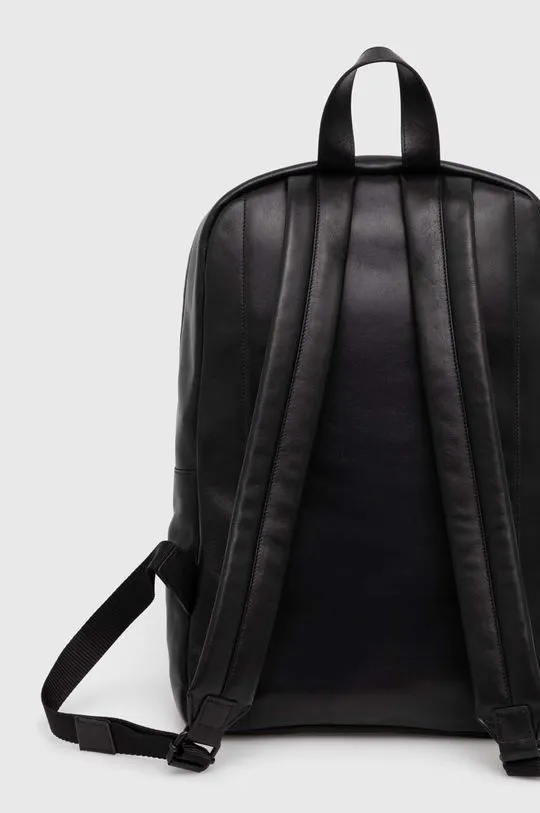 Common Projects leather backpack Simple Backpack black color smooth 9192