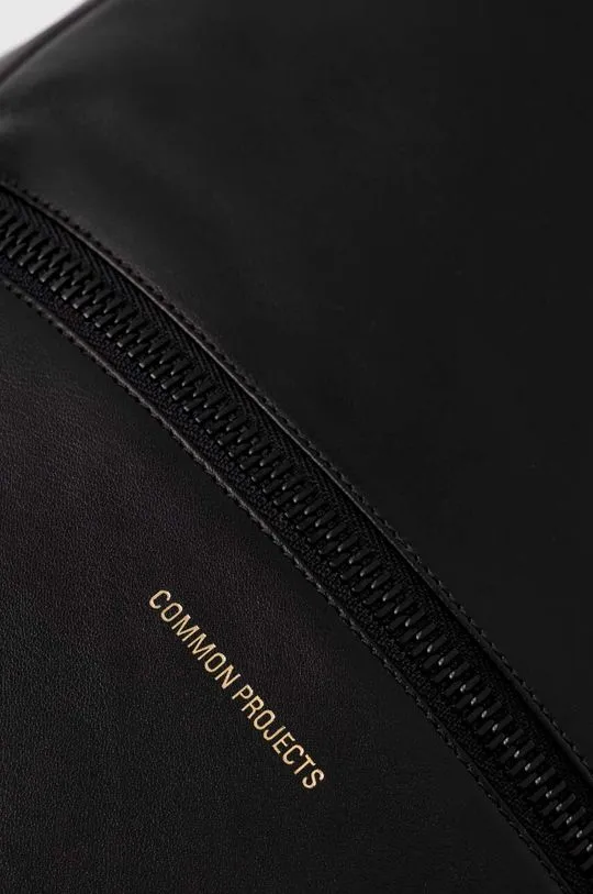 Common Projects leather backpack Simple Backpack black color smooth 9192