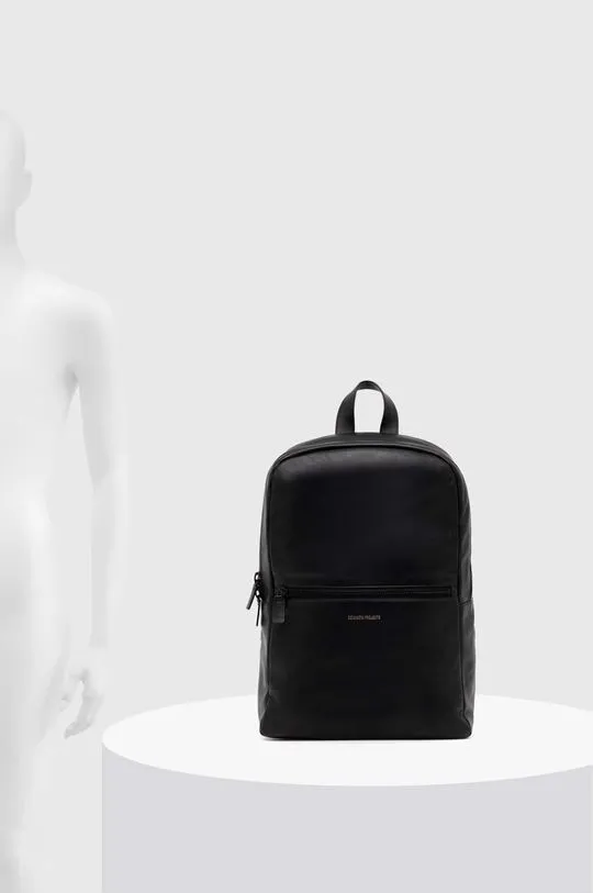 Common Projects leather backpack Simple Backpack black color smooth 9192