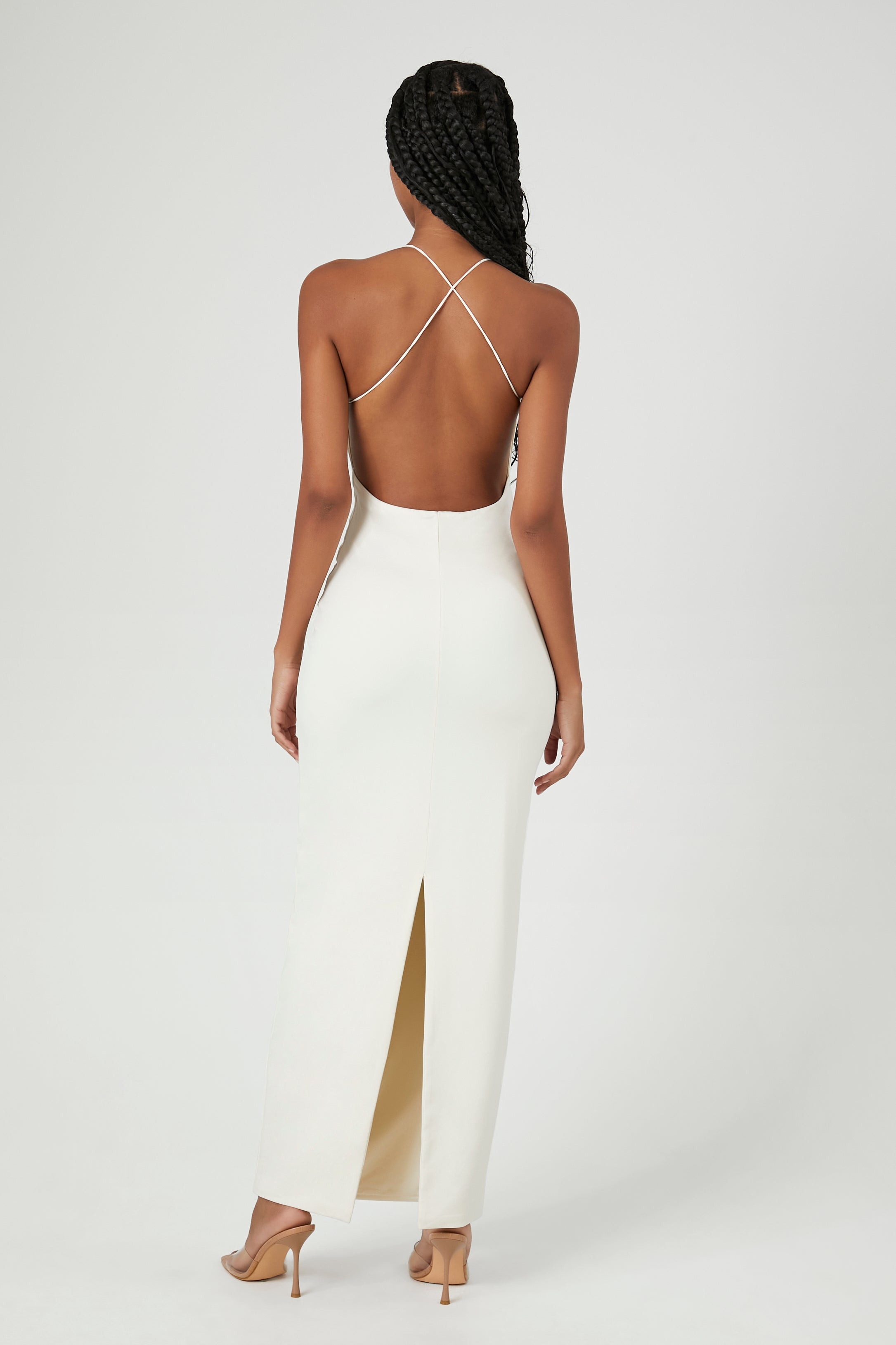 Contour Halter Maxi Dress