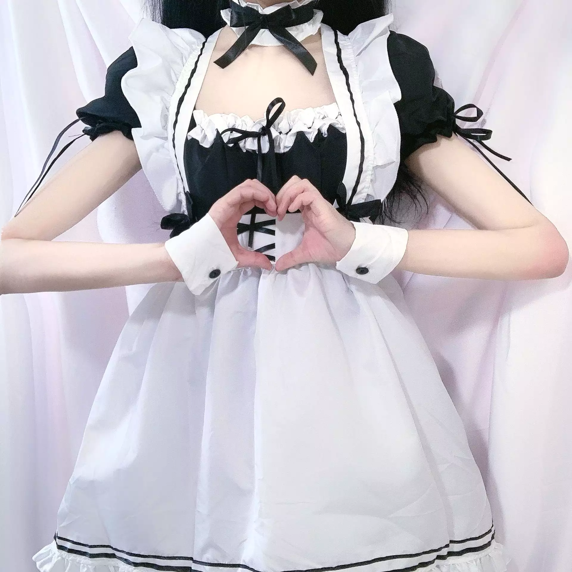 Cosplay Black Maid Dress AD12508